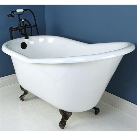 60 inch clawfoot tub|60 cast iron clawfoot tub.